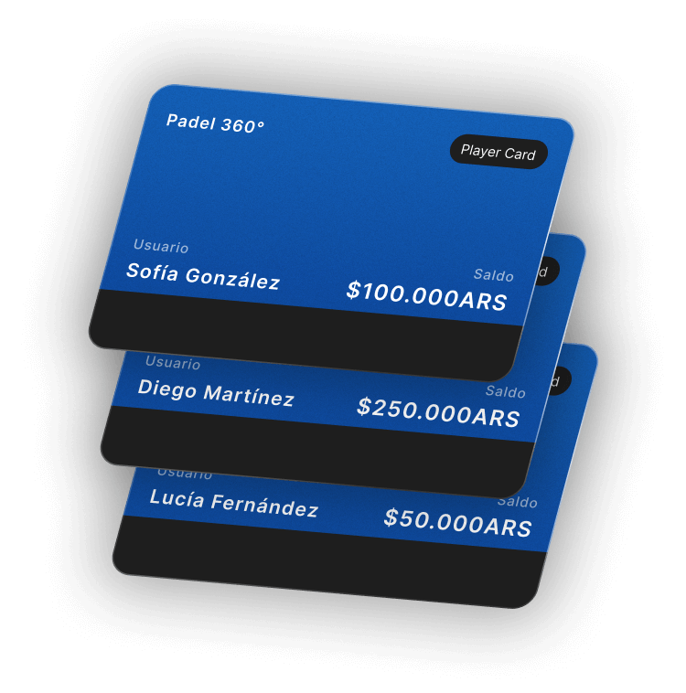 Tarjeta Padel 360°